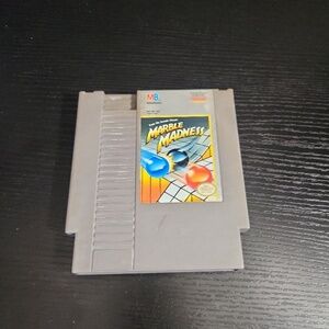 Marble Madness Nintendo NES Game Cartridge Grey‎ Two Player Mode Retro Classic